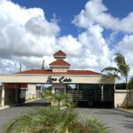 Gated entrance to Lima Estates, a modern Freeport community with new homes for sale.