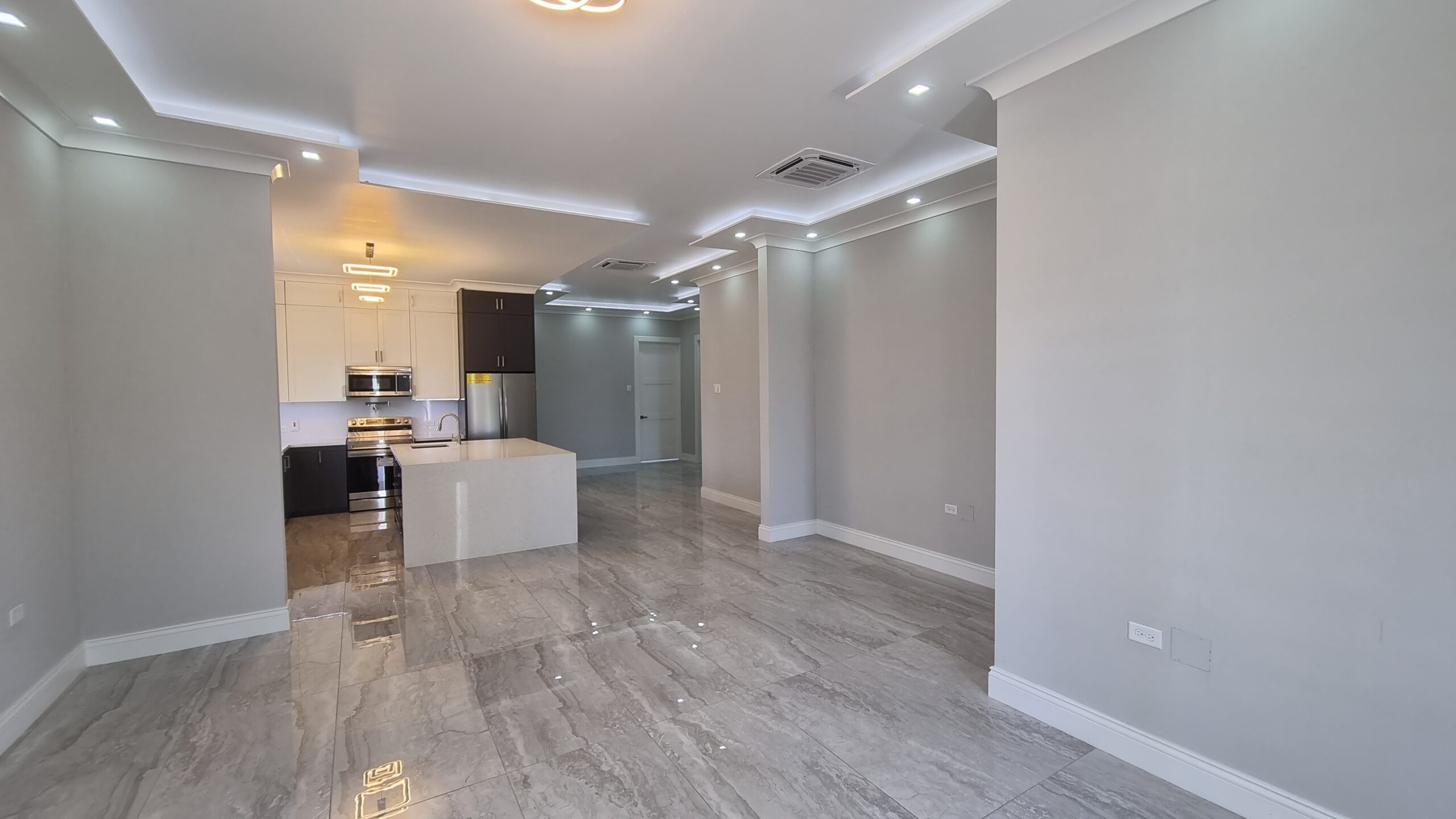 Open concept Living And Dining Room