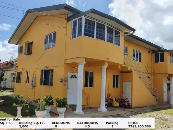 Investment Property 4-Unit Apartment in D'Abadie Cen-Trin Real Estate Management Services Limited - D'Abadie - Apartment Building for Sale - $2.3M