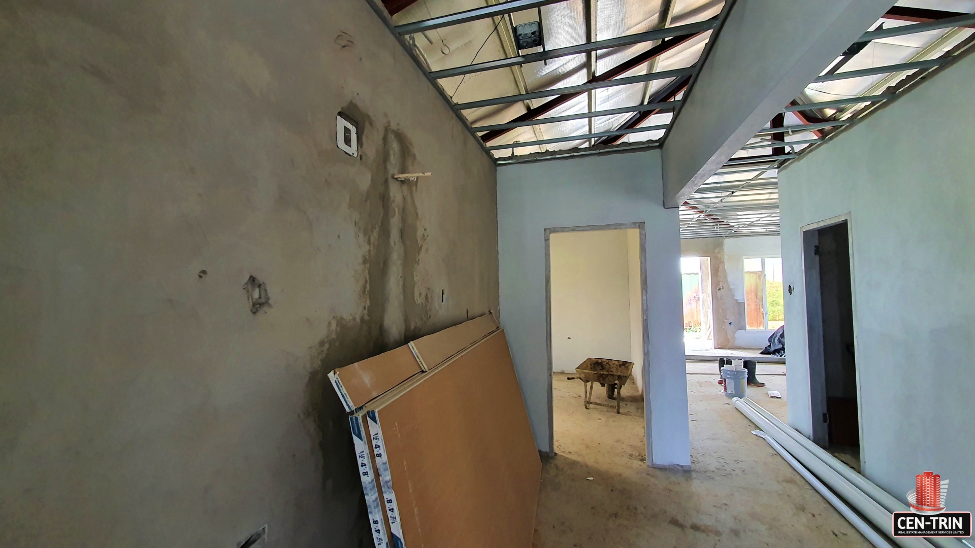 House for sale in Chaguanas 3 bedroom Woodford Gardens Front washroom view
