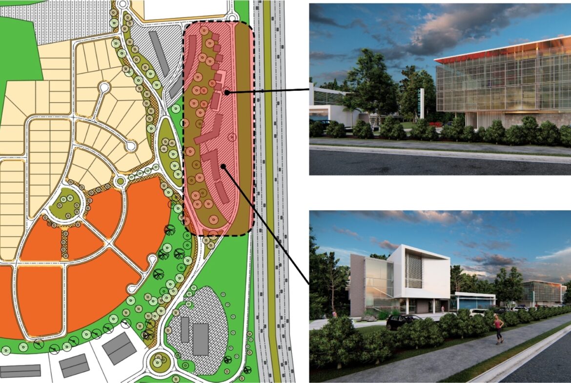 Architectural drawing showcasing modern building design for a potential Trinidad project.