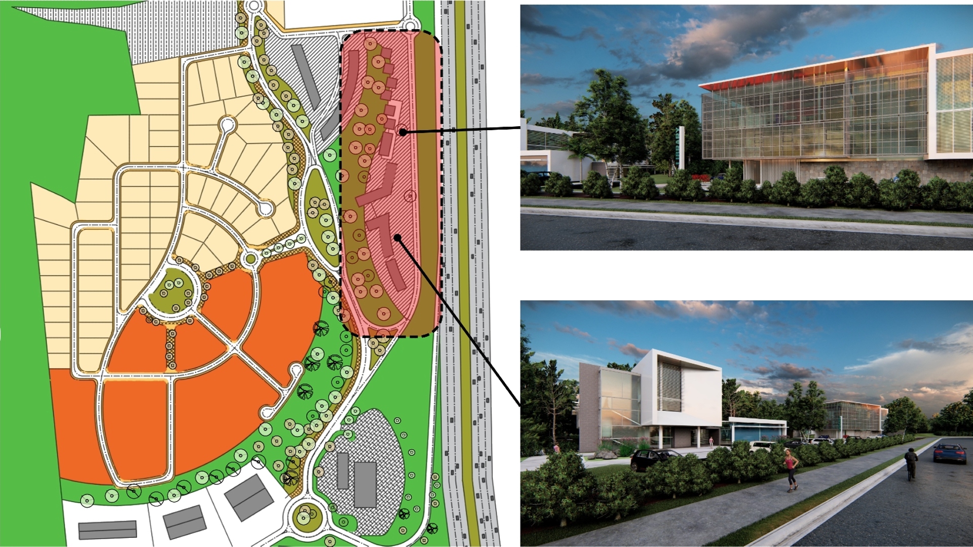 Architectural drawing showcasing modern building design for a potential Trinidad project.