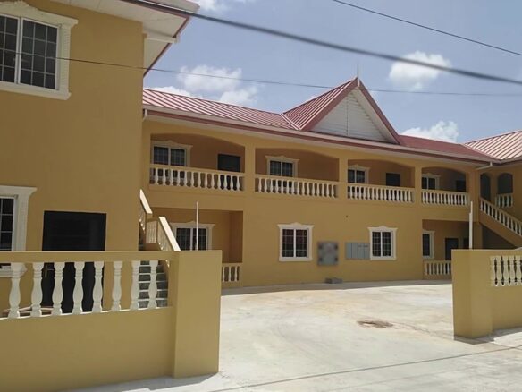 Spacious & Secure Apartment for Rent in Cunupia - 2 Bedroom front view