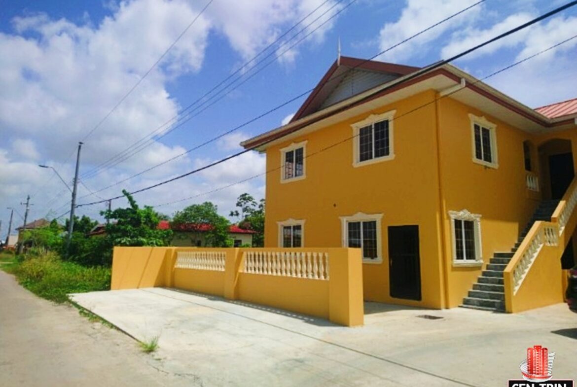 Spacious & Secure Apartment for Rent in Cunupia - 2 Bedroom side view