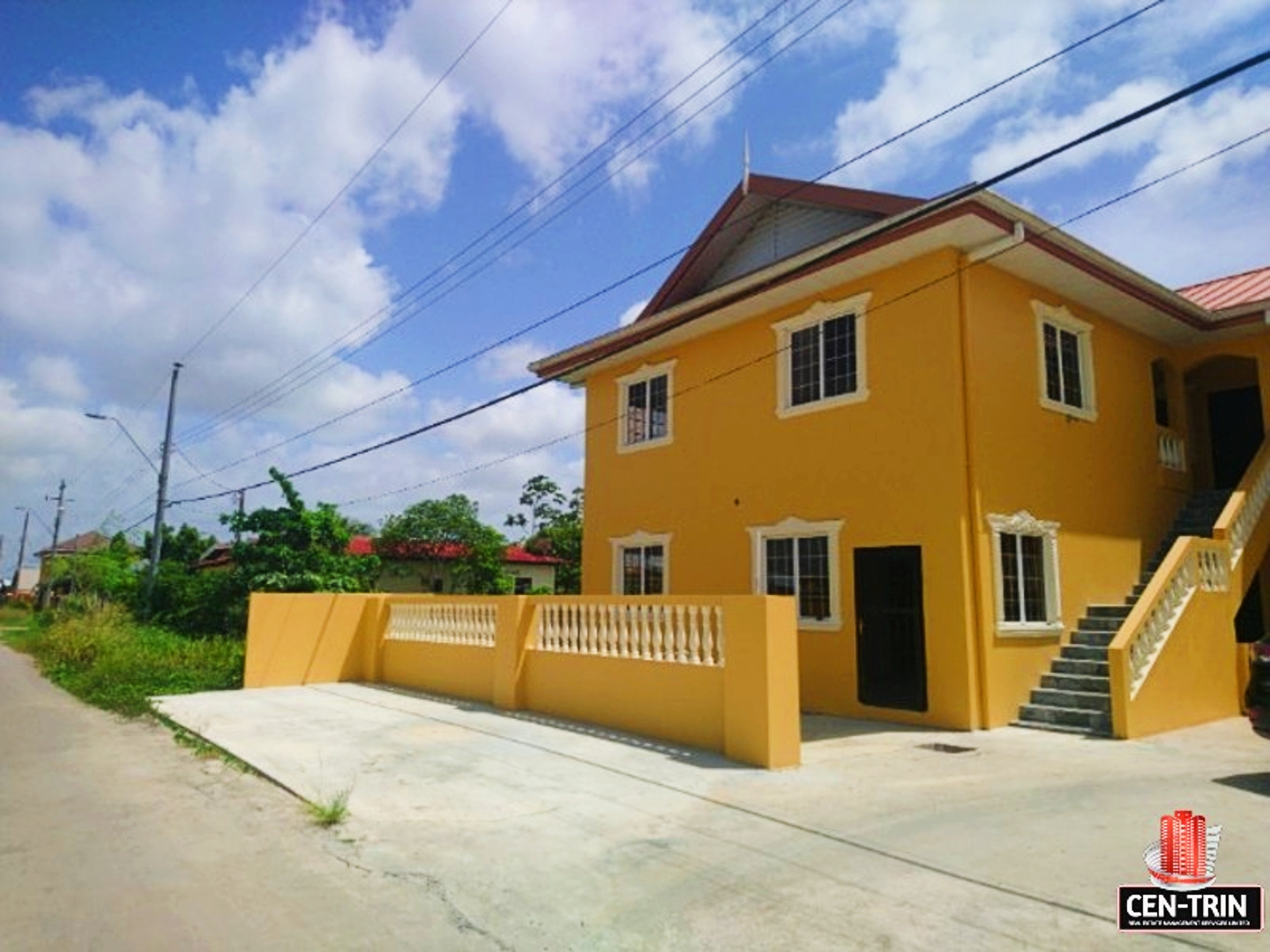 Spacious & Secure Apartment for Rent in Cunupia - 2 Bedroom side view