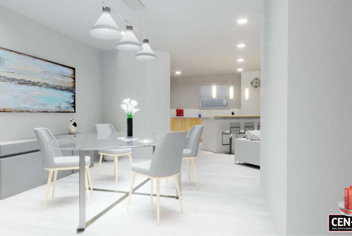 St. Geroges Units living and dining room combined