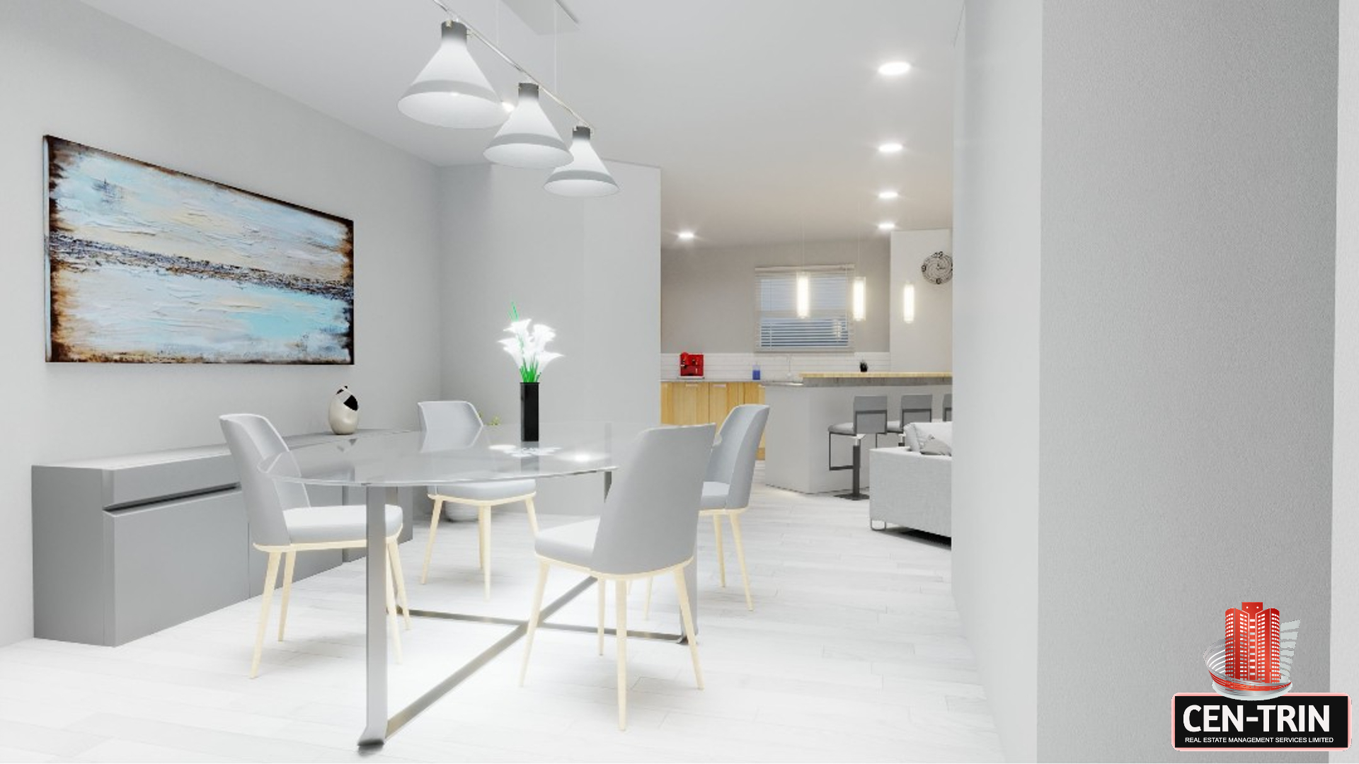 St. Geroges Units living and dining room combined