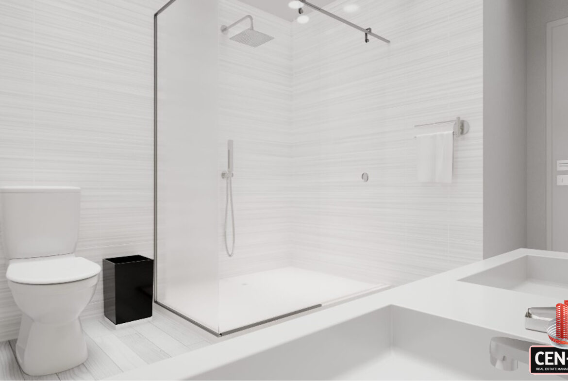 St. Geroges Units shower and toilet