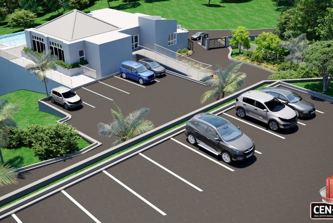St. Geroges Units upper parking and units to the rear