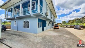 Exterior view of a 2 bedroom apartment for rent in Madras, St. Helena.