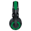 DreamGEAR GRX-340 Advanced Wired Stereo Gaming Headset with red accents on a white background. The headset has an adjustable headband, ear cups, and a boom microphone.