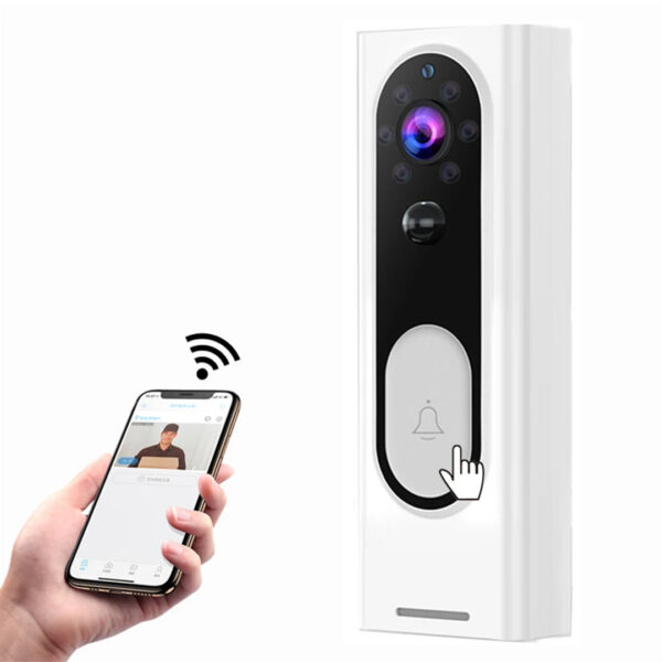Ubox Wireless Door Camera showing smart app