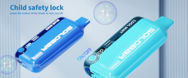 Solobar S10000 Disposable 10K Vape child safety lock