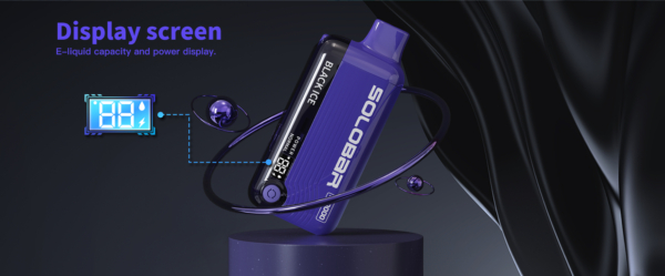 Solobar S10000 Disposable 10K Vape display screen