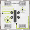 A diagram illustrating the four cleaning modes of the Tzumi SmartClean 2000 robot vacuum: Auto, Spiral, Spot, and Manual.